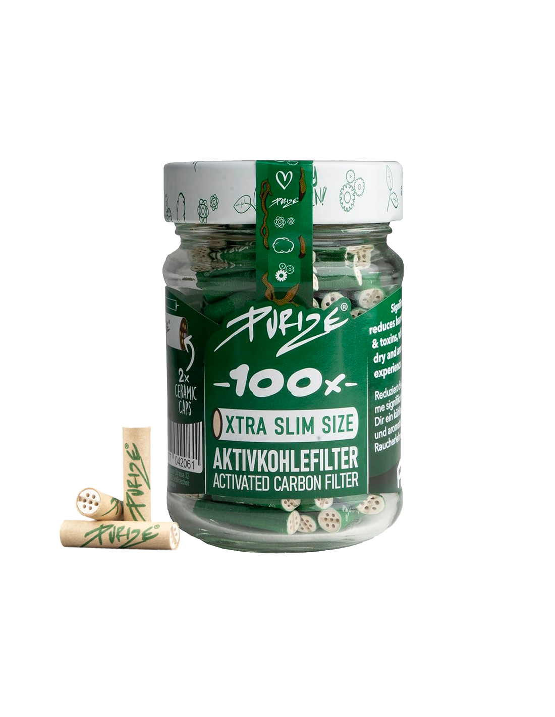 Filtres Purize XTRA Slim à La Ciotat – 100 filtres charbon actif