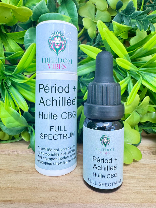 Huiles CBG Period + Archillée 20%