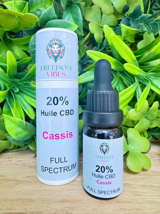 Huiles CBD Cassis